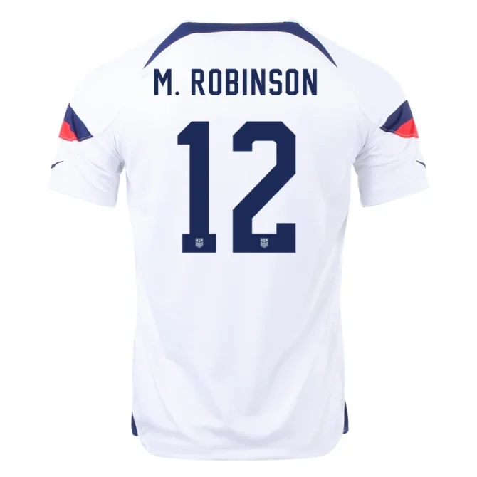 Miles Robinson #12 USMNT Heimtrikot Weltmeisterschaft 2022