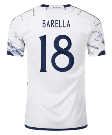 Italien #18 Nicolò Barella Auswärtstrikot 23/24