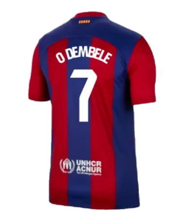 Kinder O.DEMBELE FC Barcelona 2023/24 Heimtrikot