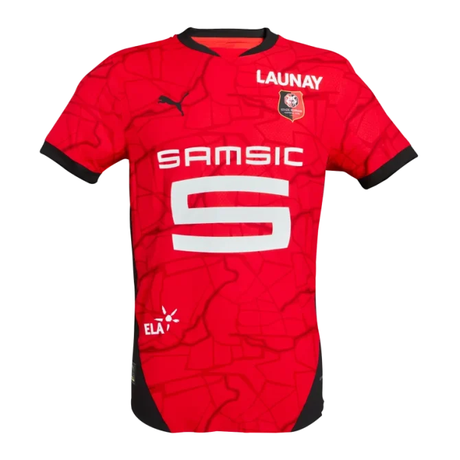 Herren Rennes 2024/25 Heim Authentisch Trikot