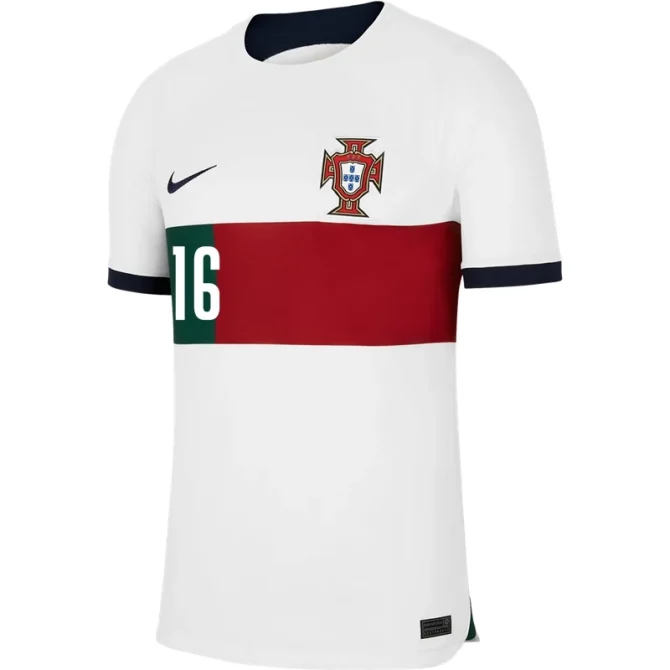 Renato Sanches #16 Portugal Auswärtstrikot Weltmeisterschaft 2022 - Image 2