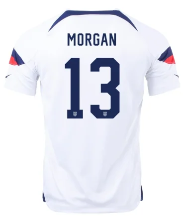 Alex Morgan #13 USWNT Heimtrikot Weltmeisterschaft 2022