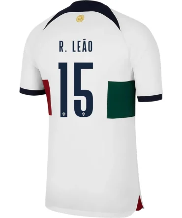 Rafael Leao #15 Portugal Auswärtstrikot Weltmeisterschaft 2022