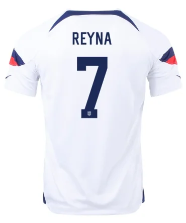 Giovanni Reyna #7 USMNT Heimtrikot Weltmeisterschaft 2022
