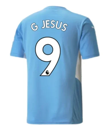 Kinder G.JESUS Manchester City 2021/22 Heimtrikot