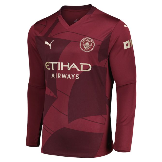 Herren RODRIGO Manchester City 2024/25 Drittes Trikot Langarm - Image 2