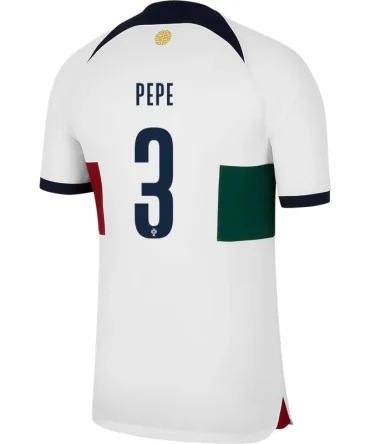Pepe #3 Portugal Auswärtstrikot Weltmeisterschaft 2022