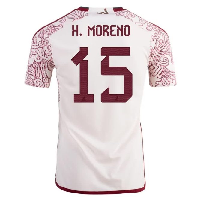 Hector Moreno #15 Mexiko Auswärtstrikot Weltmeisterschaft 2022