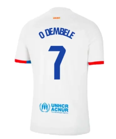 Kinder O.DEMBELE FC Barcelona 2023/24 Auswärtstrikot